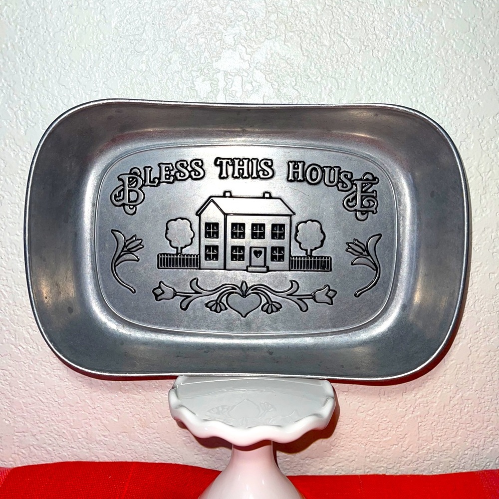 Wilton Armetale Pewter Bread Serving Plate/Tray